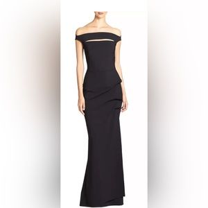 Chiara Boni Melania Off Shoulder Gown